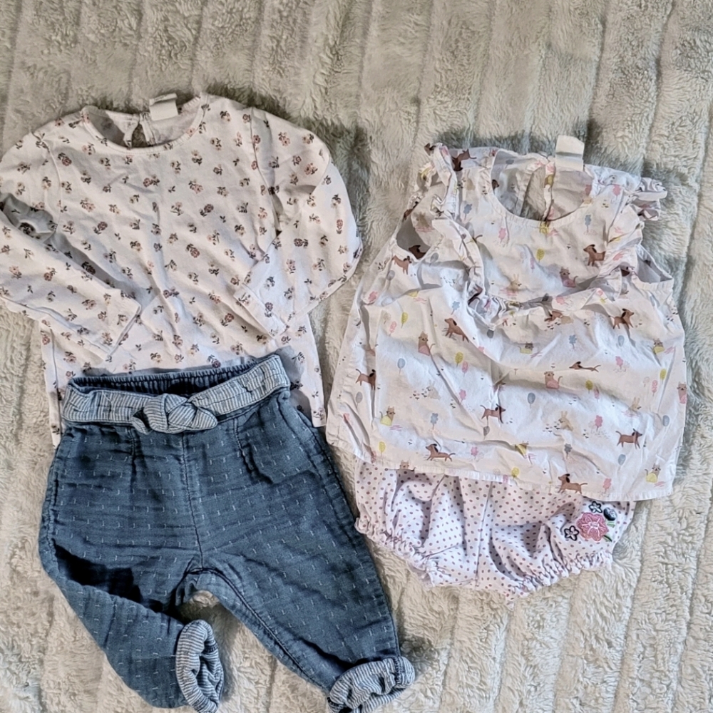 **SOLD**6/9M & 9M TOPS, PANTS & SHORTS